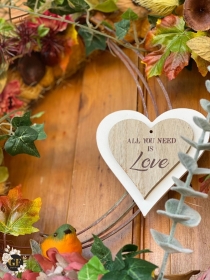 All you need is love  Door Wreath