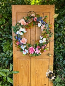 Colourful Door Wreath