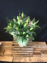 White Lily Floral Box