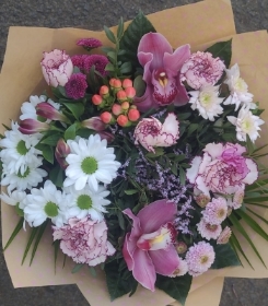 Pink Florists Choice Gift Bag