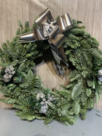 Decorated Spruce Wreath