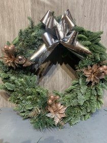 Decorated Spruce Wreath