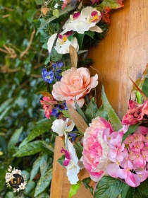 Colourful Door Wreath