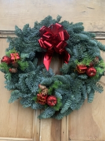 Fresh Decorated Wreath