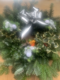 Fresh Wreath with robin