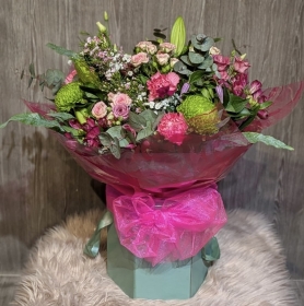 Hat Box Bouquet