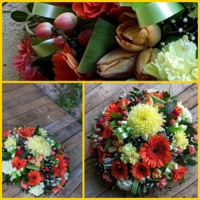 Orange and Yellow Posy