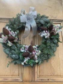 Snow Cone Fresh Spruce Wreath